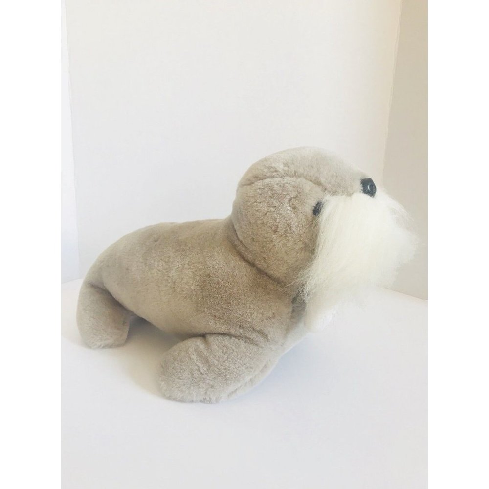 Walrus Beta Toys LA Plush Gray 15" Long Stuffed Animal Sea Ocean Toy Kids